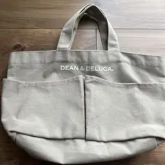 DEAN & DELUCA ベージュトートバッグ