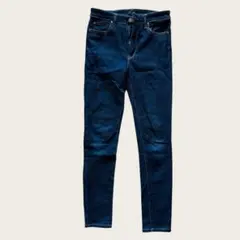 ユニクロ スキニーデニム レディース M 濃紺 ストレッチ 美脚 パンツ