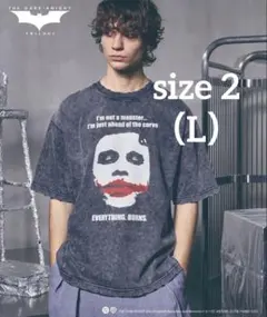 ニューエラ 半袖 コットン Tシャツ BATMAN ジョーカー ブラック L