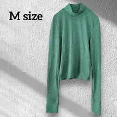 美品✨ AMERICAN EAGLE グリーン タートルネック ニット 【M】