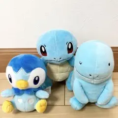 ポケモン　ぬいぐるみ　ゼニガメ　ポッチャマ　ヌオー　ポケットモンスター
