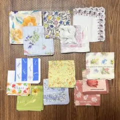 【極美品】ELLE guess? HANAE MORI他　ハンカチ13枚セット