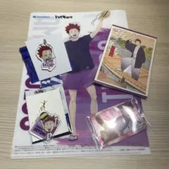 ハイキュー　～勝利への道筋カフェ～　アクリルキーホルダー&その他セット（天童覚）