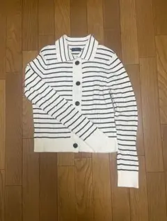 SHIPS ストライプ カーディガン 長袖