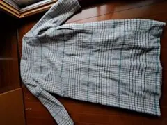 チェック柄キルティングロングコート Mサイズ