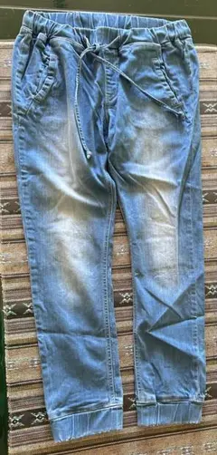 ライトブルー ジョガーパンツ Lサイズ