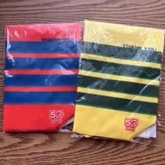 ストライプデザイン エコバッグ 2個セット