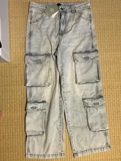 Ｈ＆Ｍ　カーゴ ワイドパンツ デニム 38