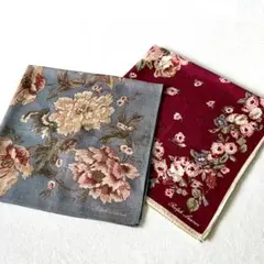 Ralph Lauren ハンカチボタニカル フラワー2枚 花柄 ラルフローレンのサムネイル