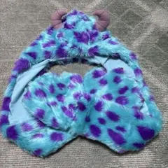 ディズニー　モンスターズインク　被り物　サリーマフラー