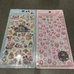 ね*こ様 ベビーミッキー&フレンズ　プチドロップステッカー　しずくちゃん　ボンボ