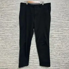 ユニクロ✨ブラックチノパンツストレッチ入り定番シンプル　黒