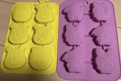 Disneyシリコーンケーキモールド(くまのプーさん・ドナデジ) 2個セット