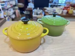 【新品未使用品・ショッパー付き】ル・クルーゼ アーティチョーク ココット 廃盤品 新品未使用品・ショッパー付き】ル・クルーゼ アーティチョーク