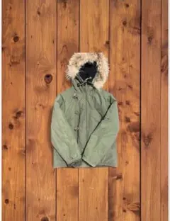 90S archiveファーダウンジャケット　y2k 短丈　ダブルジップ