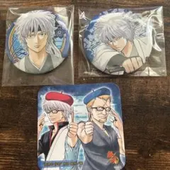 銀魂 坂田銀時 原作缶バッジ コースター セット