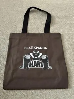 BLACKPANDA グラニフ　トートバッグ ブラウン　IKAKU柄のサムネイル