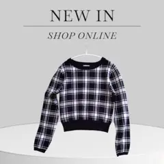 INGNI チェック柄 ニットセーター Mサイズ