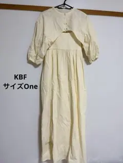 KBF ケービーエフ　半袖　ロング　ワンピース