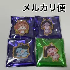 鬼滅の刃　バレンタイン&ホワイトデー　アニマルクッキーバッジ　４種セット