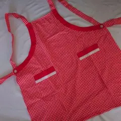 未使用　レトロ　昔のエプロン