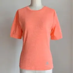 adidas climalite ドライTシャツ サーモンピンク Mサイズ