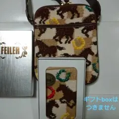 スプリントホース ショルダーバッグ ハンカチ ベージュ FEILER フェイラー