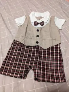 ベビー　タキシード　フォーマル　スーツ　ロンパース