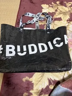 BUDDICA ロゴ入りナイロンバッグ 黒