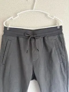 GLOBAL WORK 暖パン裏起毛 イージーパンツ S グレー