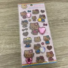 【正規品】キラキララインストーンシール ハローキティ 日焼け 日焼けキティ