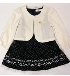 ボレロ　フォーマル　ワンピース　ボレロ　女の子１２０　110 入学　卒業　結婚式