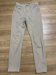 美品 ストレッチ ベージュチノパン S レディース