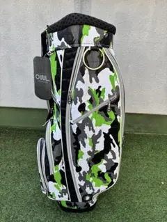 OWL/オウル ゴルフ 回転式トップ キャディバッグ【カモ】訳あり品
