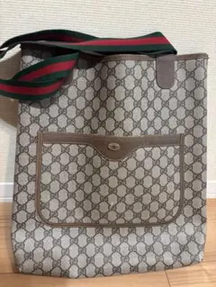 オールドグッチ　トートバッグ　シェリーライン　GG柄　GGスプリーム