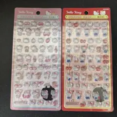 【正規品】　ボンボンドロップシール　ミニ　キティ　ピンク　赤