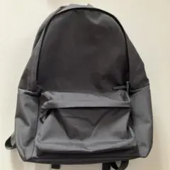 無印良品 肩の負担を軽くする撥水 リュック チャコール グレー
