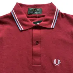 90年代デッドストック イギリス製　フレッドペリー　ラインポロ