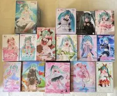 お値下げ中】初音ミク フィギュア 17個セット まとめ売り - メルカリ
