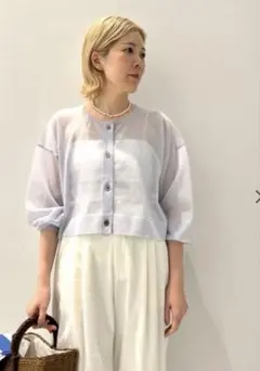 イエナ　FILMY COTTONカーディガンのサムネイル