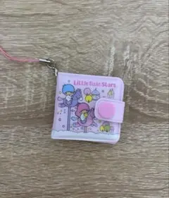 サンリオ　シークレットビニールウォレット風ミニミラー　リトルツインスターズ