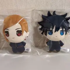 呪術廻戦 ぷちっしゅ！ぬいぐるみ　マスコット　伏黒恵　釘崎野薔薇　2点セット