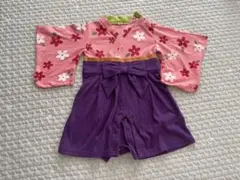 ベビー袴 袴 ロンパース 女の子