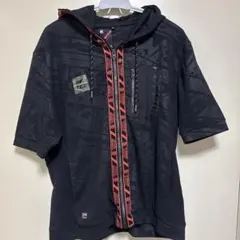 I'Z FRONTIER 半袖パーカー　#9816 ブラック　３Ｌのサムネイル