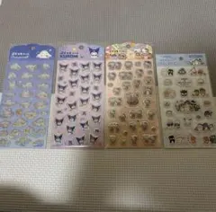 正規品　【新品】ぷくっとシール4枚セット【サンリオ】