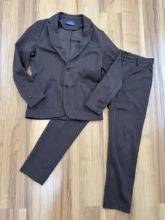 ダメリーノ　ブラウン カジュアルスーツ 2ボタン　セットアップ