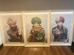 僕のヒーローアカデミア 42巻 新聞広告 緑谷出久 爆豪勝己 轟焦凍