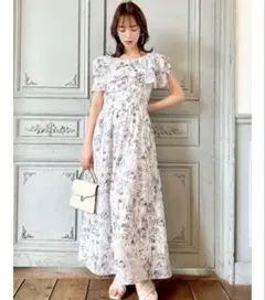 dazzlin 2WAYカラーバックティアードワンピース