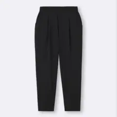 GU ブラック ドライストレッチアンクルパンツ　 L