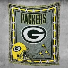 BNQK チーム ラグ タペストリー USA製 アメフト グリーンパッカーズ